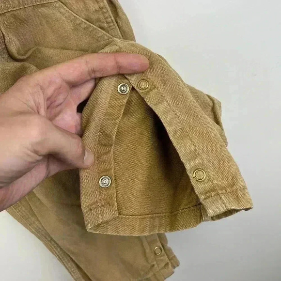 Carhartt Infant Tan Corduroy Overalls - Durable & Stylish - Picture 6 of 8